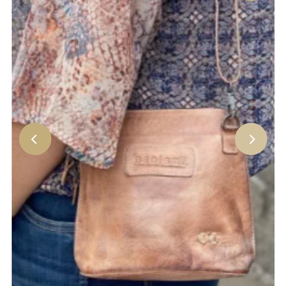 Bedstu Brown Leather Ventura Crossbody Purse - Picture 5 of 5